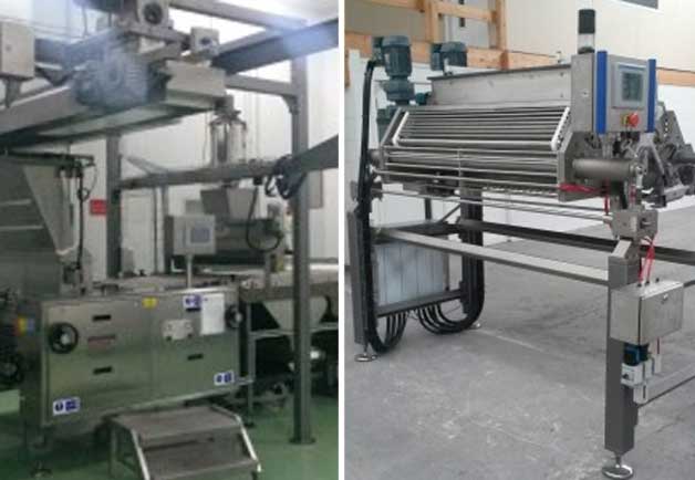 Soft dough forming rotary moulder and wire cut spooner vicars middleby