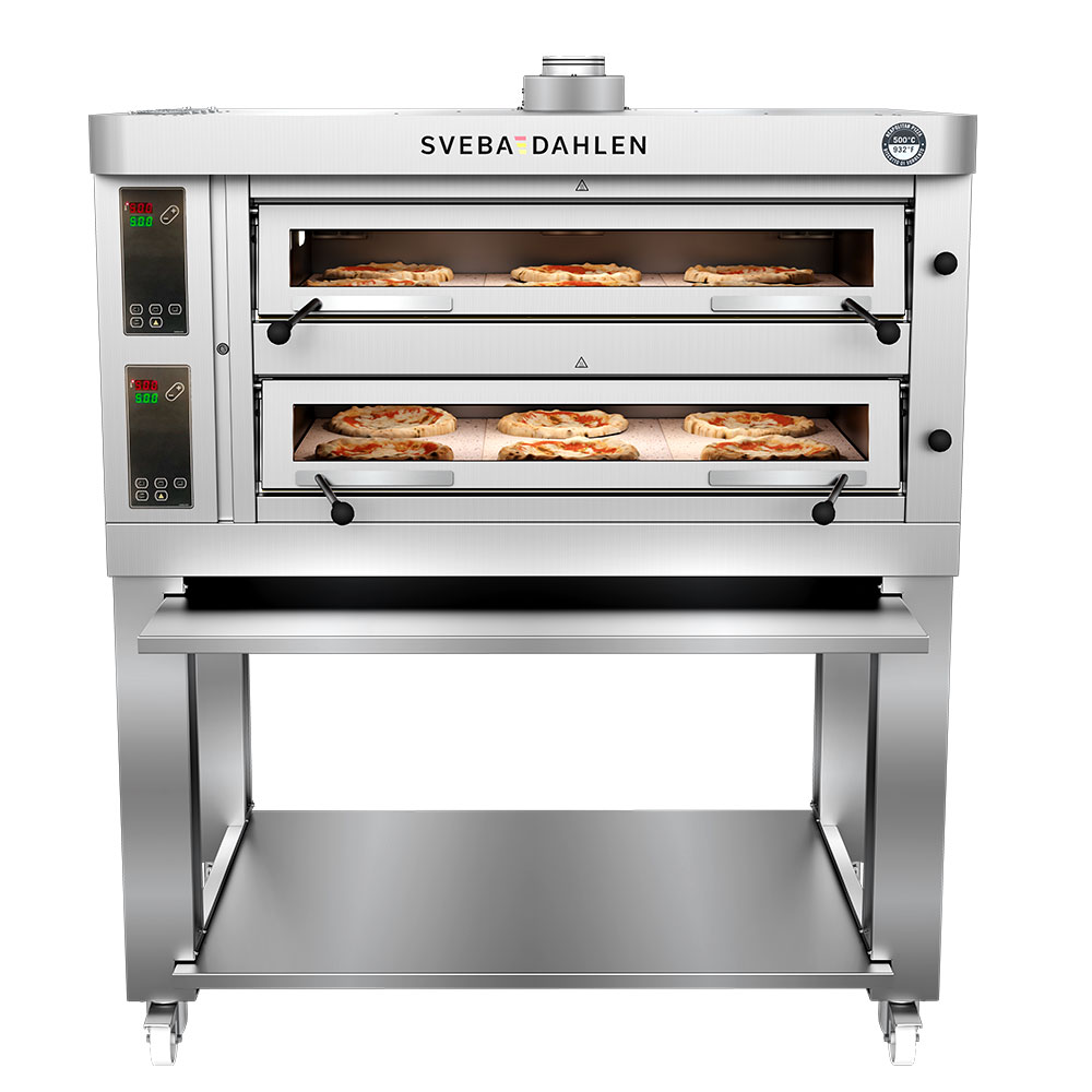 Faster than wood-fired pizza oven, electric pizza oven 500 degrees Sveba Dahlen