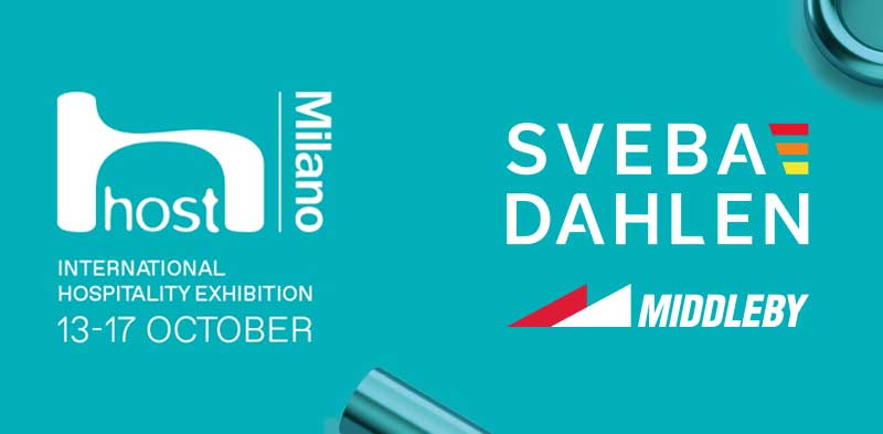 Host international hospitality exhibition in Milano 2023 visit Sveba Dahlen Middleby