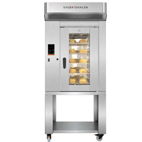 S-Series Combination Oven with smart touch control panel. Energy efficient oven with high capacity, adapted for supermarket.