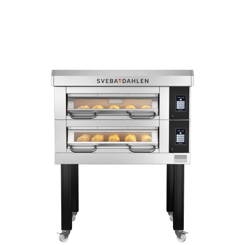 Double deck baking oven offers flexible baking sveba dahlen