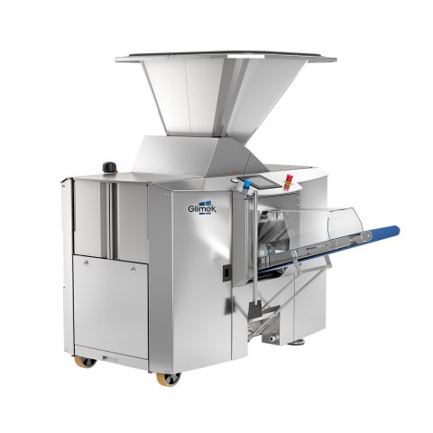 Heavy duty dough divider for industrial bakeries, high weight accuracy with the Glimek SD600