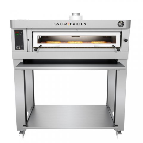 Electric pizza oven rapid heating to 500°C, no open flame, firewood, faster than wood-fired oven