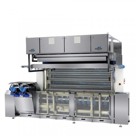 Intermediate pocket proofer with pallet infeed for dough resting, high capacity glimek