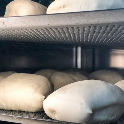 F-Series F200 clear overview of fermentation proofing of dough in bakery pizzeria, restaurant supermarket LED large window cabinet Sveba Dahlen