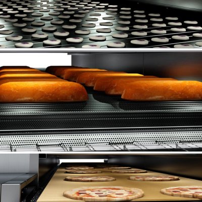Tunnel Oven Artista Deli with switchable oven belt gives a very flexible baking solution Sveba Dahlen