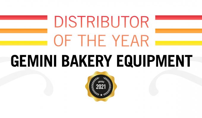 Sveba Dahlen distributor of the year 2021 is Gemini bakery equipment from USA