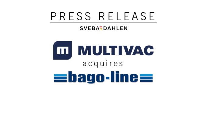 Multivac A/S acquires bago-line Sveba Dahlen news