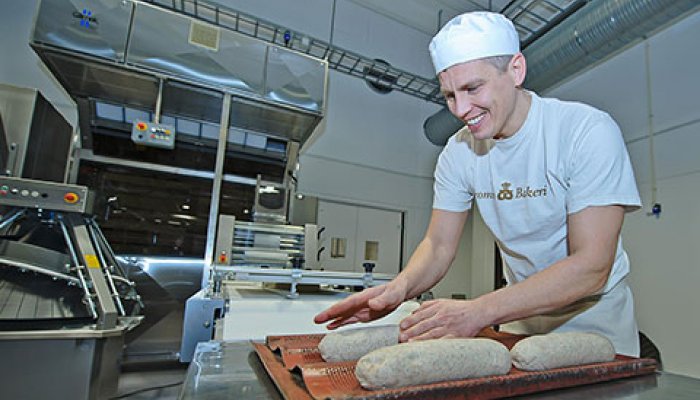 Tromsø bakery delivers freshed baked goods baked with Sveba Dahlen rack oven I-Series every day 