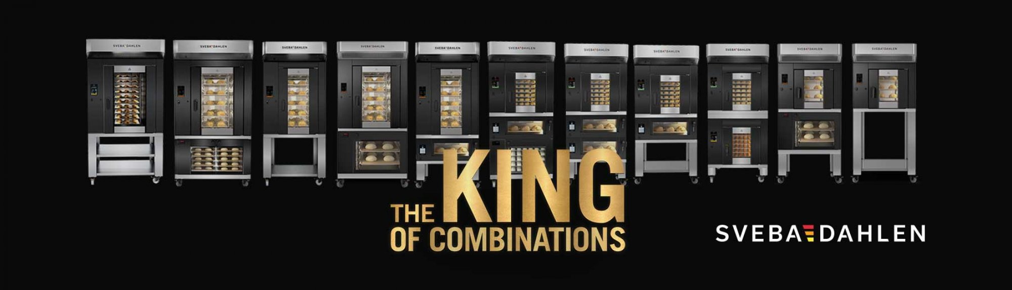 Combination oven S-Series king of combinations mini rack oven, deck oven, proofer Sveba dahlen
