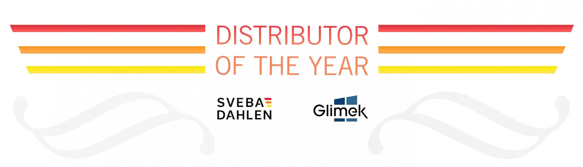 Sveba Dahlen Glimek distributor of the year