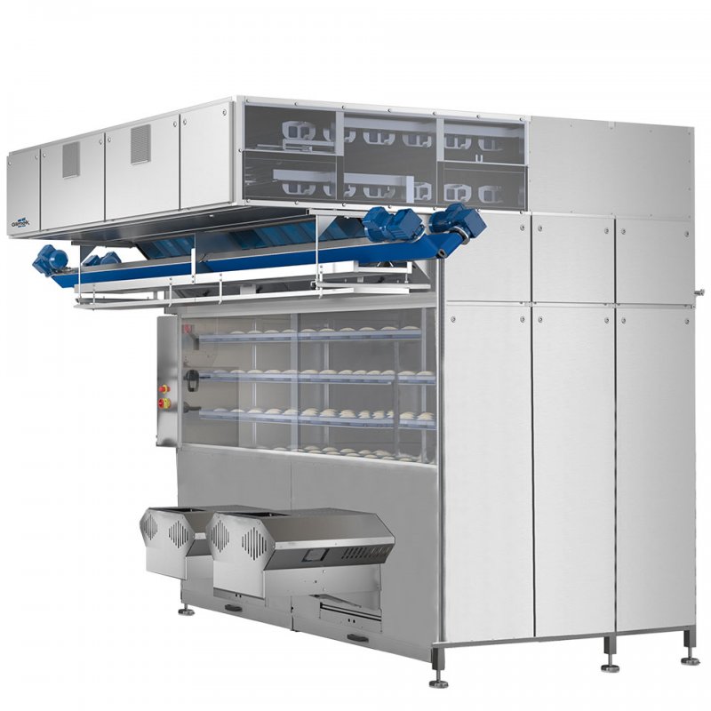 Intermediate Pocket Proofer 1270 with capacity of 4500 pieces per hour