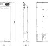 F-Series F100 dough proofer room climator unit Measurement drawing Sveba Dahlen