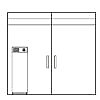 F-Series F100 Setup Example in proofer room Climator unit bakery