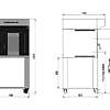 In-store bakery oven with Sveba Dahlen S-Series SR120 with SD Touch 2 panel