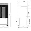 Instore mini rack oven S-Series SR130 is optimized for baking in supermarket cafe small bakeries