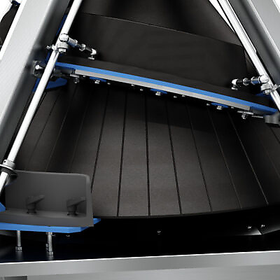 Groves on the cone leads to optimized dough grip when running the rounder
