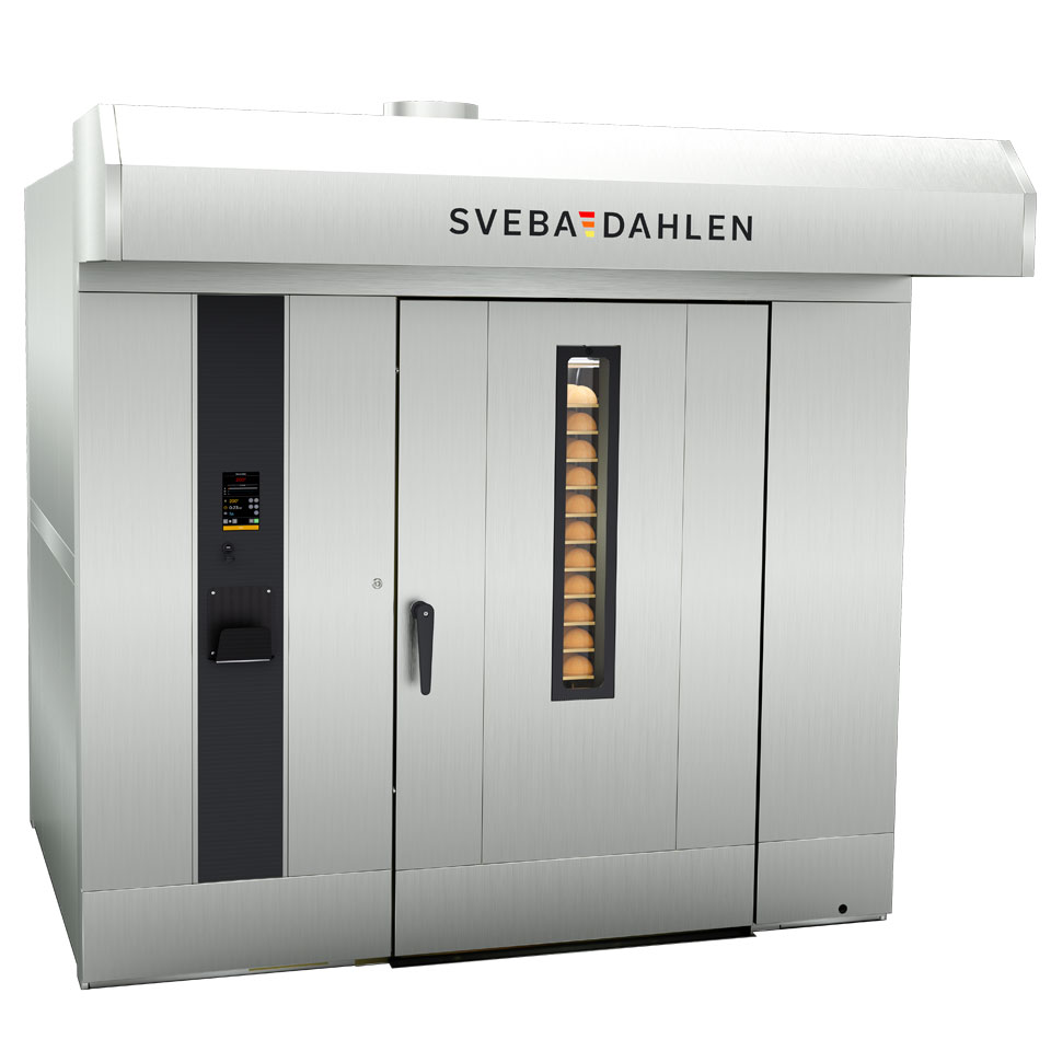 V-Series V52 gas fired rotating bakery rack oven Sveba Dahlen